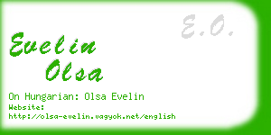 evelin olsa business card